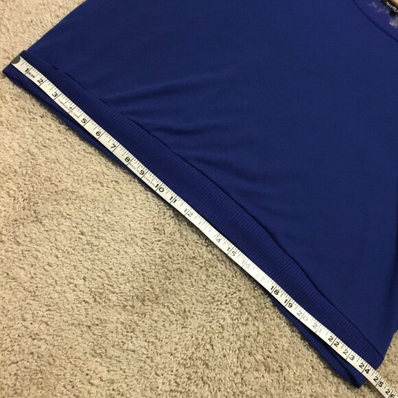 Almost Famous Blue Angel Gems and Lace Window Sweater - Picture 14 of 16